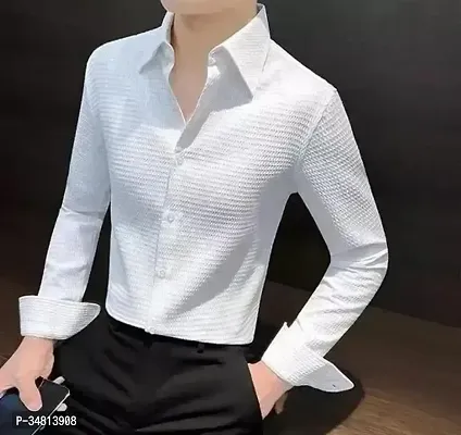 Trendy Cotton Casual Shirt For Men-thumb0