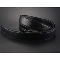 Sunshopping Men's Formal PU Leather Black Autolock Grip Belt (HTP-2-BL) (Free Size, Black-1)-thumb4
