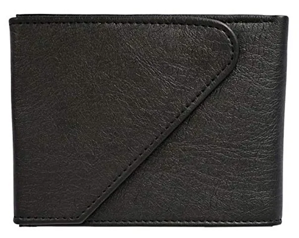 Sunshopping Men's Black Synthetic Leather Wallet