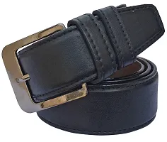 Sunshopping Men's Black And Brown Synthetic Leather Belt Combo-thumb4