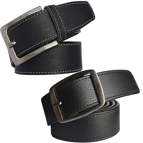 Amazing Synthetic Leather Belts For Men Combo