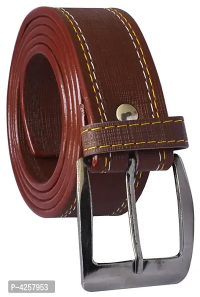 Stylish Synthetic Leather Multicolored Belts For Men Combo-thumb2