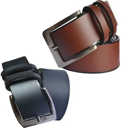 Amazing Synthetic Leather Belts For Men Combo