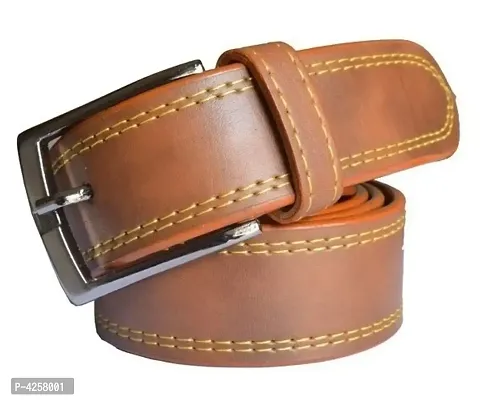 Stylish Synthetic Leather Belt For Men-thumb0