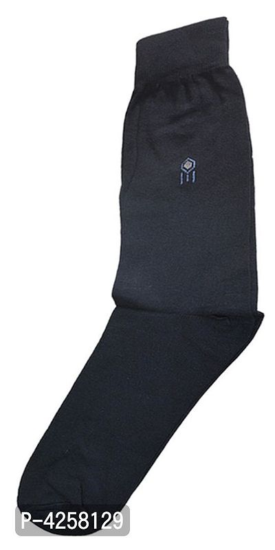 Comfortable Formal Cotton Socks For Men (Set Of Three)-thumb3