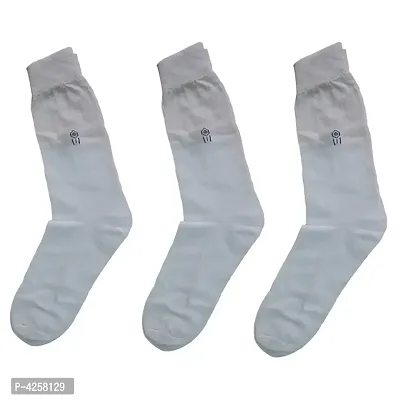 Comfortable Formal Cotton Socks For Men (Set Of Three)-thumb2