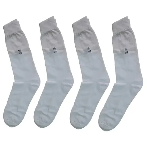Comfortable Formal Cotton Socks For Men (Set Of Four)