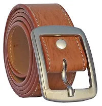 Stylish Synthetic Textured Belts with Wallets For Men- 2 Pieces-thumb1