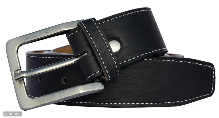 Stylish Synthetic Textured Belts with Wallets For Men- 2 Pieces-thumb3