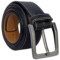 Stylish Synthetic Textured Belts with Wallets For Men- 2 Pieces-thumb1