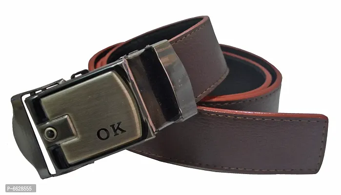 Stylish Synthetic Textured Belts For Men-thumb2