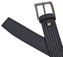 Stylish Synthetic Textured Belts For Men-thumb1