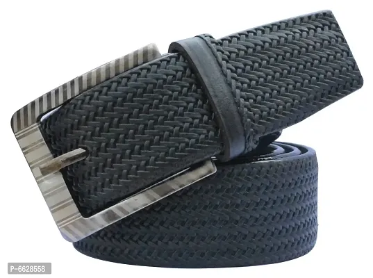 Stylish Synthetic Textured Belts For Men-thumb0