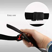 Casual Black Nylon Belt For Men (Size 28 To 38)-thumb1