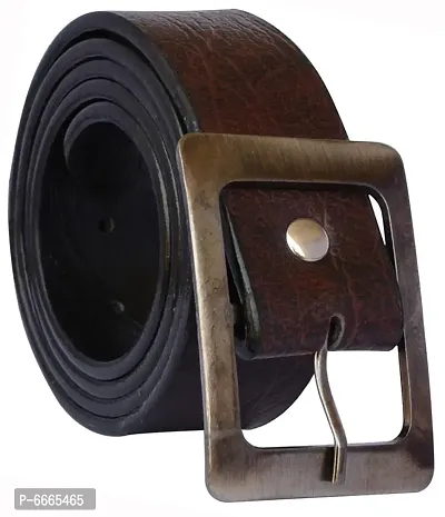 Formal Brown Synthetic Belt For Men-thumb0