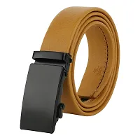 Yellow Synthetic Belt For Men(Size 28 To 44 )-thumb1