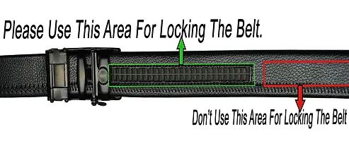 Green Synthetic Belt For Men(Size 28 To 44 )-thumb2