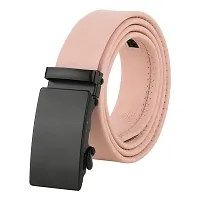 Peach Synthetic Belt For Men(Size 28 To 44 )-thumb1