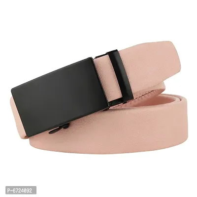 Peach Synthetic Belt For Men(Size 28 To 44 )-thumb0