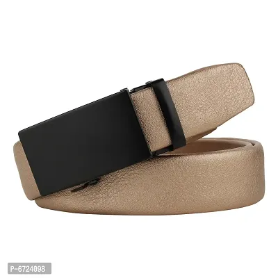 Beige Synthetic Belt For Men(Size 28 To 44 )