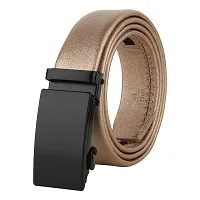 Beige Synthetic Belt For Men(Size 28 To 44 )-thumb1