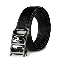 Black Synthetic Belt For Men(Size 28 To 44 )-thumb1