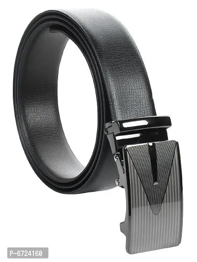 Black Synthetic Belt For Men(Size 28 To 44 )