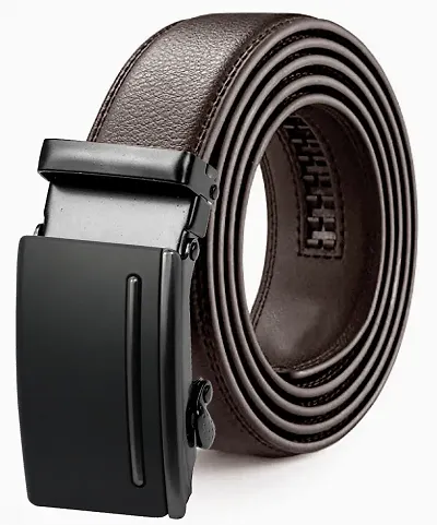 Premium Brown Synthetic Leather Belts For Men