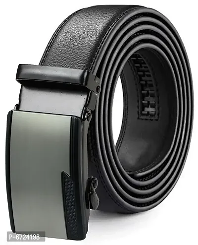 Black Synthetic Belt For Men(Size 28 To 44 )