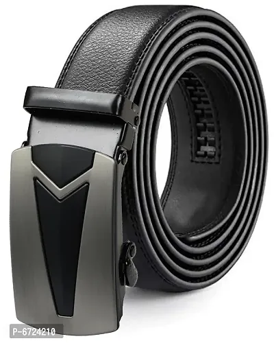 Black Synthetic Belt For Men(Size 28 To 44 )