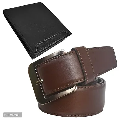 Loopa Formal And Casual PU Belt And Wallet Combo ( Size 28 To 44 )-thumb0