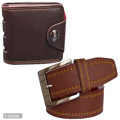 Fastrack BC002LBK01X Men Wallet Belt Combo – Luxury D'Allure