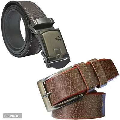 Loopa Formal And Casual PU Belts Combo ( Size 28 To 44 )-thumb0