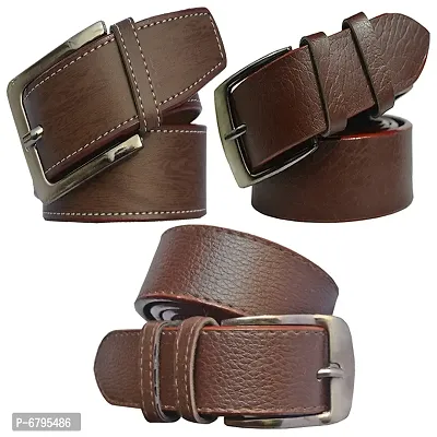 Loopa Men Formal Synthetic Belt (Size 28 To 38)-thumb0