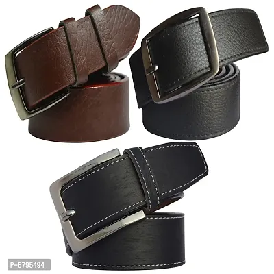 Loopa Men Formal Synthetic Belt (Size 28 To 38)