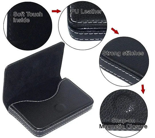 Fashionable Synthetic Leather Card Holder For Men