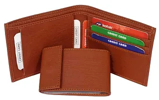 Sunshopping Men's Formal  Casual PU Leather Belt  Wallet Combo-thumb4
