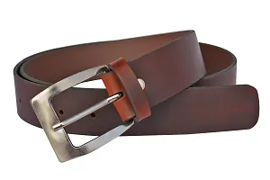 Sunshopping Men's Brown Synthetic Leather Belt-thumb3