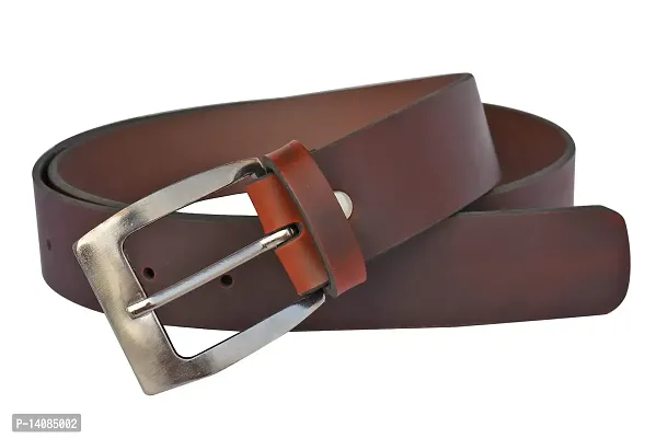 Sunshopping Men's Brown Synthetic Leather Belt-thumb4