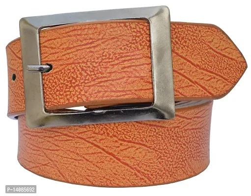 Sunshopping Men's Tan And Brown Synthetic Leather Belt Combo-thumb2