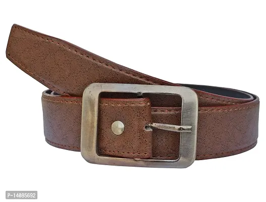 Sunshopping Men's Tan And Brown Synthetic Leather Belt Combo-thumb5