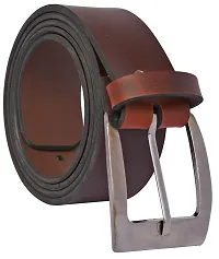 Sunshopping Men's Brown Synthetic Leather Belt-thumb2