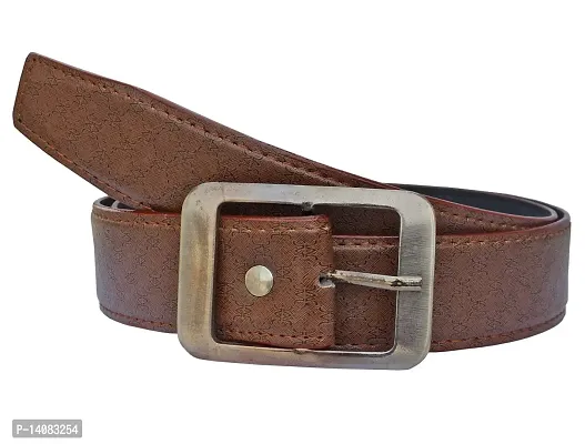 Sunshopping Men's Brown Synthetic Leather Belt Combo-thumb2