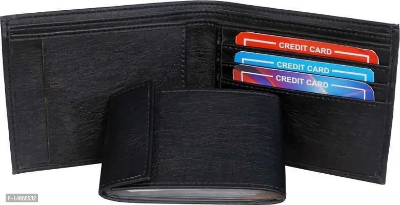 Sunshopping Men's Formal  Casual PU Leather Belt  Wallet Combo-thumb4