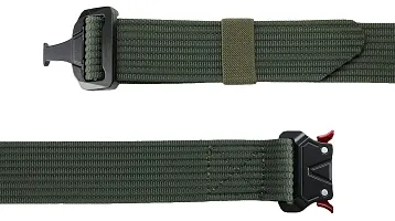 Sunshopping Men's Nylon woven fabric Belt,Hole free Nylon Belt (BAG-4) (Free Size, Green)-thumb2