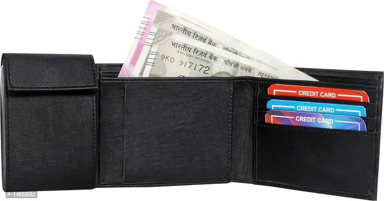 Sunshopping Men's Formal  Casual PU Leather Belt  Wallet Combo-thumb5