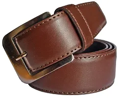 Sunshopping Men's Black And Brown Synthetic Leather Belt Combo-thumb4