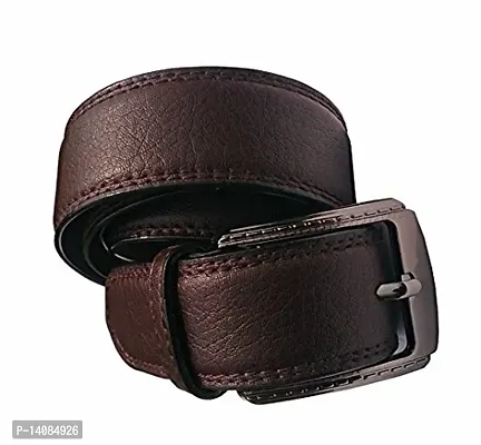 Wsd men's brown pu leather belt (wsdsDHOOM001) (Free Size)