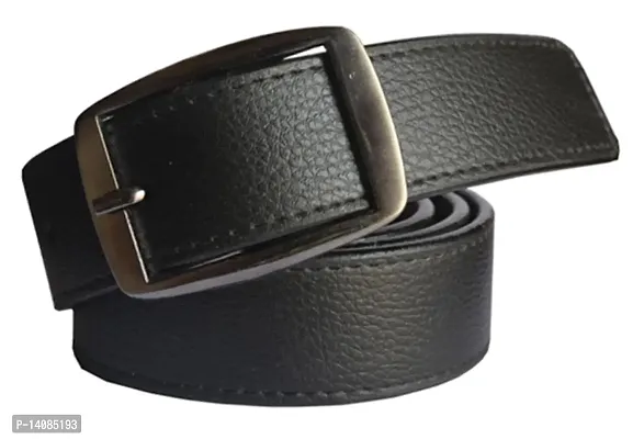 Sunshopping men's brown and black synthetic leather needle pin point buckle belt combo (FDR_TB_KRS_22-40)-thumb4