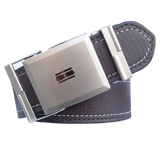Wsd men's brown auto lock pu belt (wsd30B)
